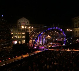 Promo kerstfeest op de Dam 2013