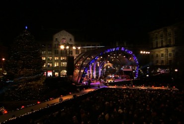 Promo kerstfeest op de Dam 2013